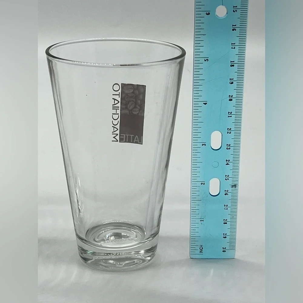 Leonardo Latte glasses made in Germany rare in excellent condition pair on 2